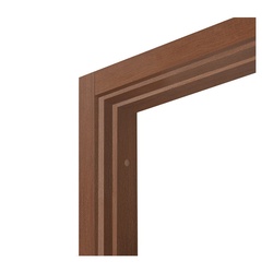 Коробка дверная Olovi, ламин., двупол., орех, с/ф (М12,4 1210х74х30 мм)