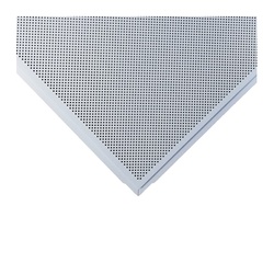 Плита потолочная кассетная Cesal, с перф., кромка Tegular 90, 600х600 мм (1 шт)