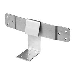 Опора скользящая 170х90х40х2 мм, раб.ч. 90 мм, уг. 90х65 мм, оцинкованная