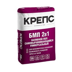 Ровнитель Крепс БМП-пол самовыравнивающийся, 20 кг