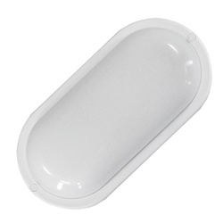 Светильник LED ЖКХ 12Вт, 6500К, 230В, IP65, овал, белый