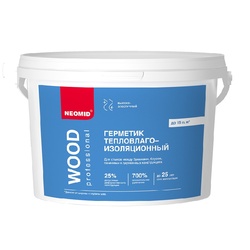 Герметик для дерева Neomid Professional "Тёплый дом", медовый (3 кг)