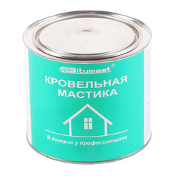 Мастика кровельная Bitumast, металлическое ведро, 2 л