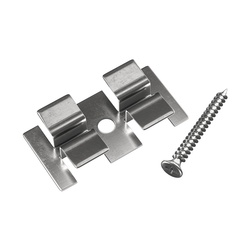 Клипса рядная Grinderdeco, с саморезом, шов 5 мм, 20х9х40 мм (50 шт.)