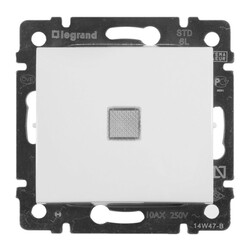 Выключатель с/у Valena 694261, 1 клавиша, с/инд, белый