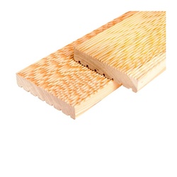 Доска террасная, лиственница, мелкий вельвет, сорт CD 4000х143х27 мм