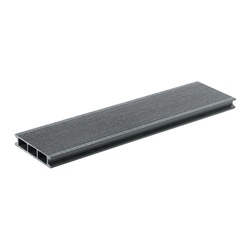 Доска террасная Grinderdeco, ДПК, вельвет, асфальт, 125х25х3000 мм