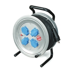 Удлинитель силовой на метал. катушке 481S-4003, КГ, 4000 Вт, с/з, IP44, 30 м