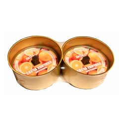 Свеча уличная, цитрусовая (2 шт)