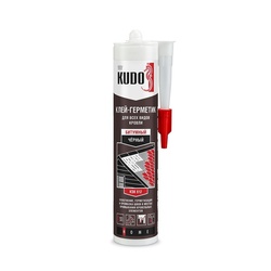 Клей-герметик битумный Kudo KSK 612 для кровли черный (0,28 л)